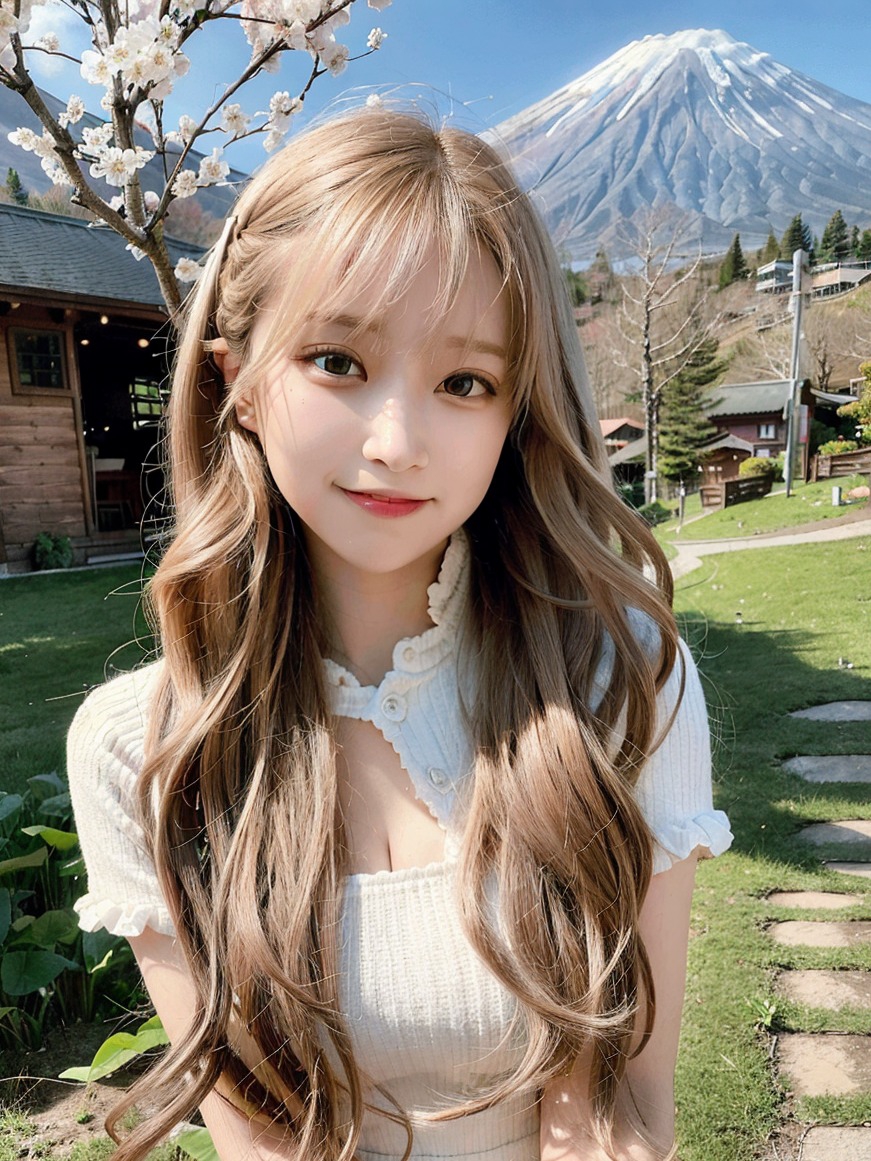 图片[3]-听说樱花和火山更配哦 落红成海 漫山遍野皆是美丽残缺 #Ai绘画#樱花 - 如意-如意