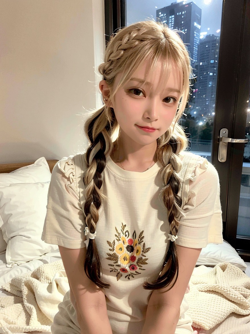 图片[3]-悄然夜幕至 有人说我四个方向缺了南北 美得有点东西 #Ai绘画#晚安 - 如意-如意