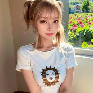 清晨来袭 我能透过日出看见你吗    #Ai绘画#早安-如意