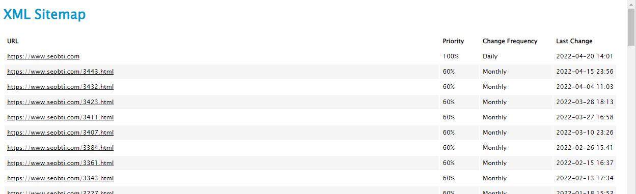 Sitemap 文件的作用及结构推荐