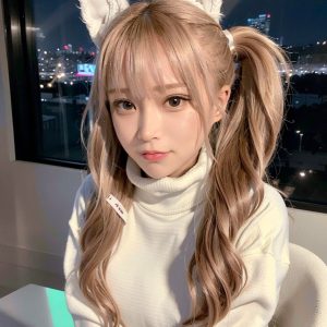 今晚像小猫吗 月光洒落窗前 猫咪角落打盹    #Ai绘画#晚安-如意