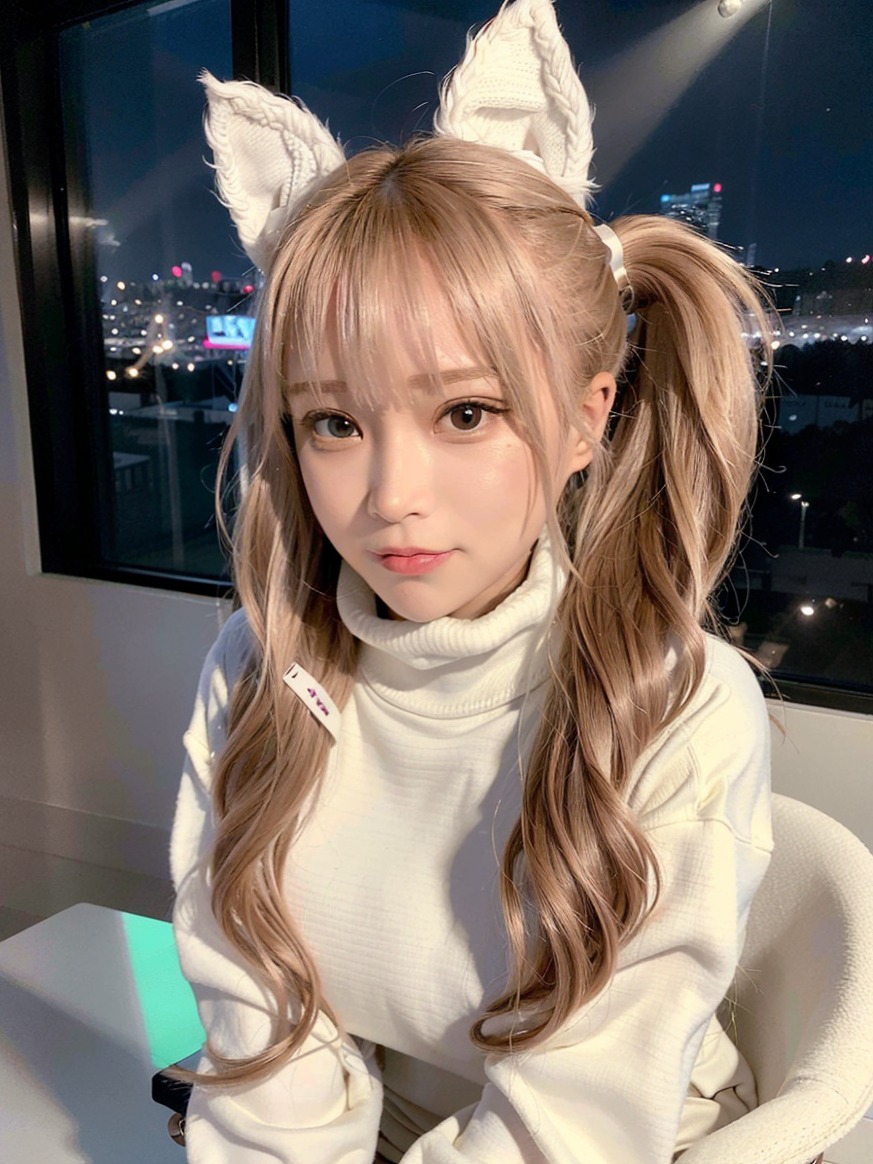 今晚像小猫吗 月光洒落窗前 猫咪角落打盹 #Ai绘画#晚安 - 如意-如意