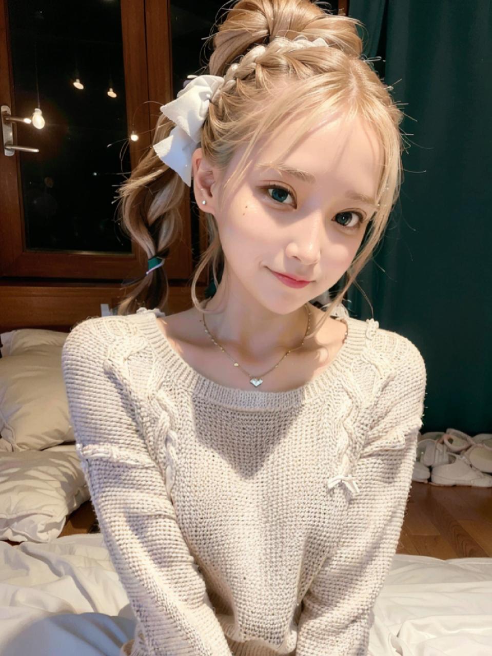 你在梦里会遇见虚拟的我吗？ 晚安，梦里见 #Ai绘画#AI - 如意-如意