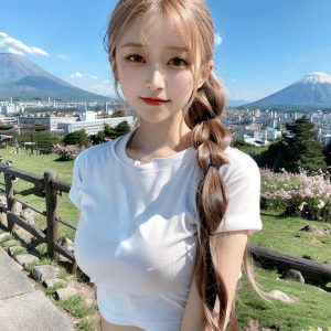 听说樱花和火山更配哦 落红成海 漫山遍野皆是美丽残缺    #Ai绘画#樱花-如意