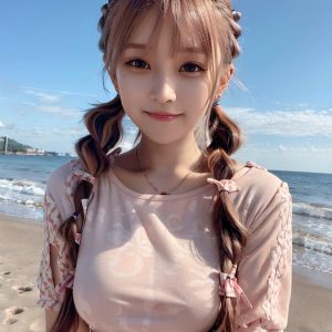 阳光，沙滩，还有我 当大海拥抱着天空，阳光洒满了脸庞 我只想在虚拟世界中，让海风在这一刻静止-如意