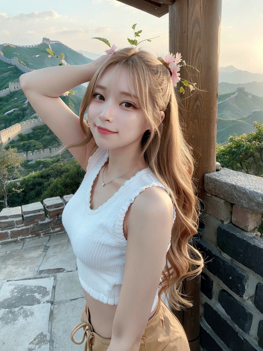 漫步长城 重温古老岁月 俯瞰千年历史 #Ai绘画#长城 - 如意-如意