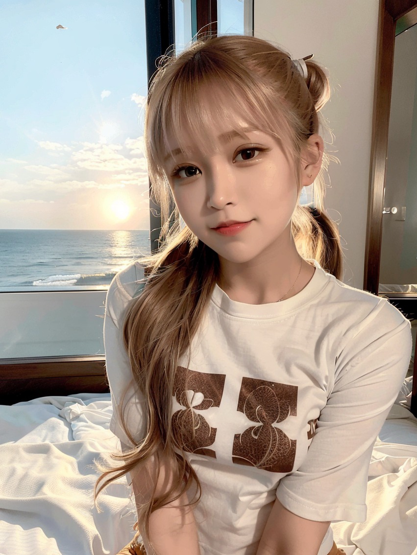 早晨的沙滩美景 - 如意-如意