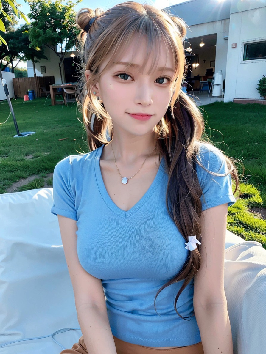 图片[2]-蓝色毛衣怎么样 朝阳洒下暖暖的光 静享美好时光 #Ai绘画#早安 - 如意-如意