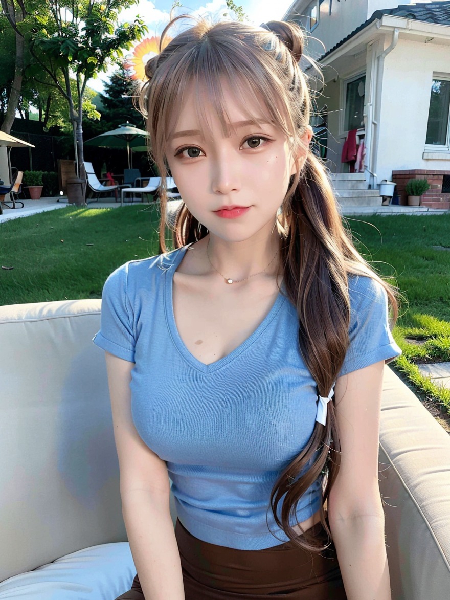 图片[3]-蓝色毛衣怎么样 朝阳洒下暖暖的光 静享美好时光 #Ai绘画#早安 - 如意-如意