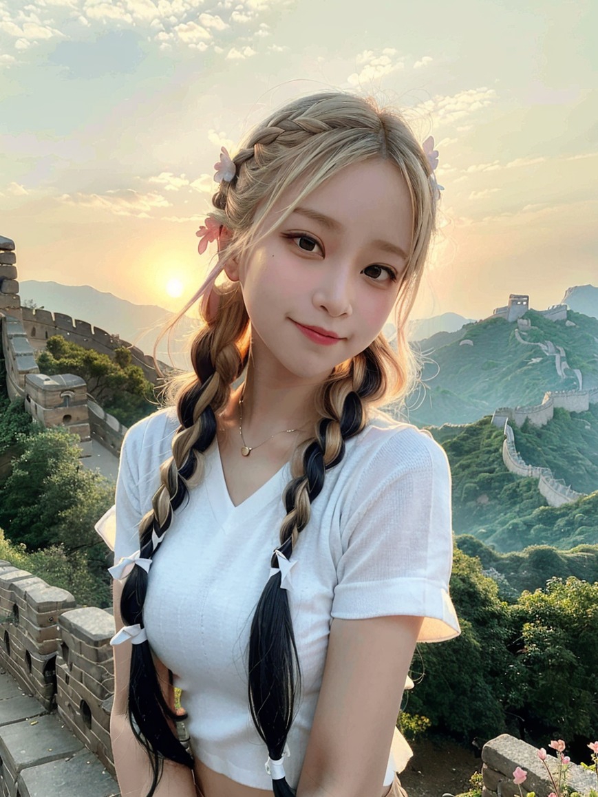 图片[1]-漫步长城 重温古老岁月 俯瞰千年历史 #Ai绘画#长城 - 如意-如意