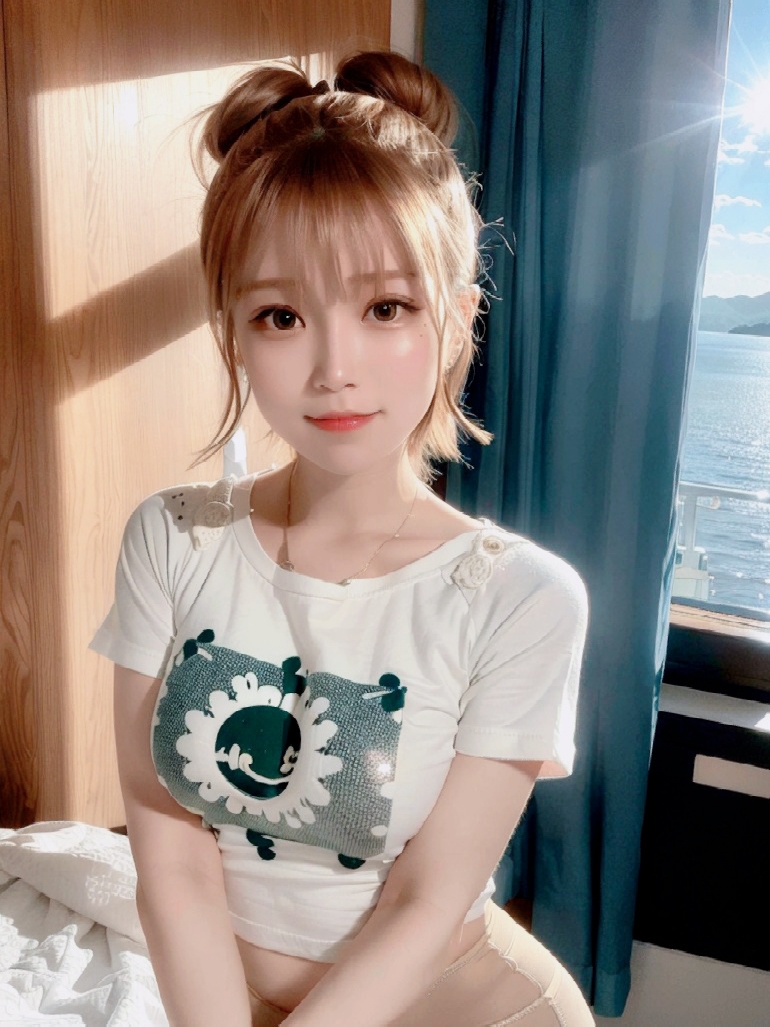 图片[2]-海风轻拂梦中人 我想跟着海鸥的翅膀 飞进现实世界里看看 #Ai绘画#早安 - 如意-如意