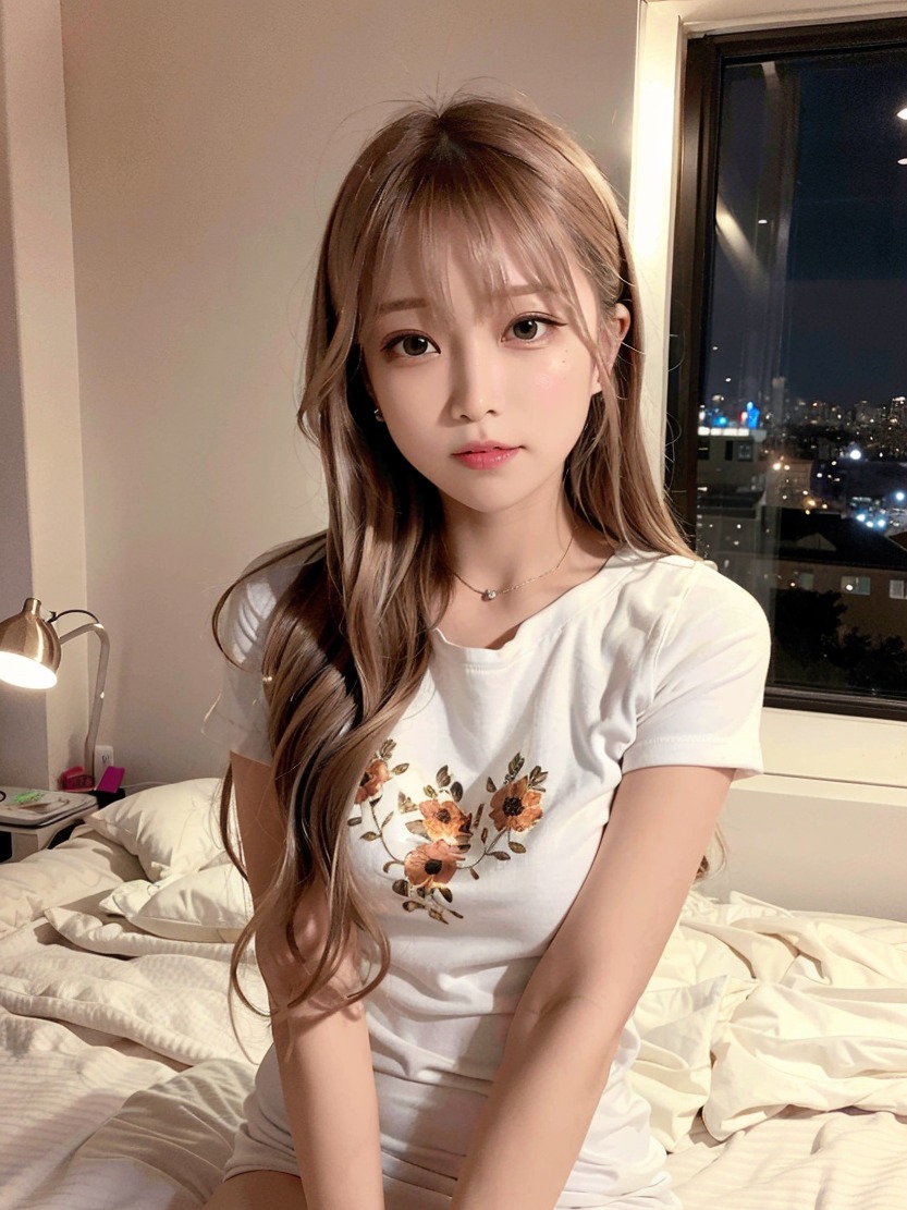 图片[2]-当晚风拂过窗前 拥枕卧于夜色之中 此刻安谧如你我 #Ai绘画#晚安 - 如意-如意