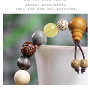 菩提珠串 灵隐十八籽菩提手串珠菩提子十八子佛珠礼品-如意